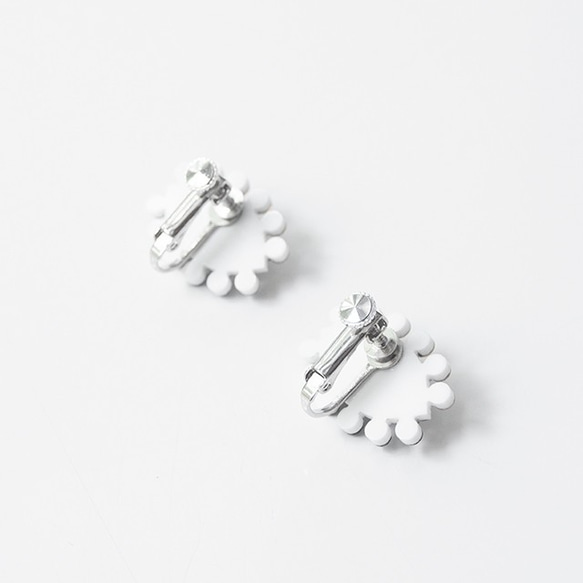 Medama Pierces / Earrings(S) -mandarin-iceblue- 5枚目の画像