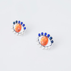 Medama Pierces / Earrings(S) -orange- 2枚目の画像