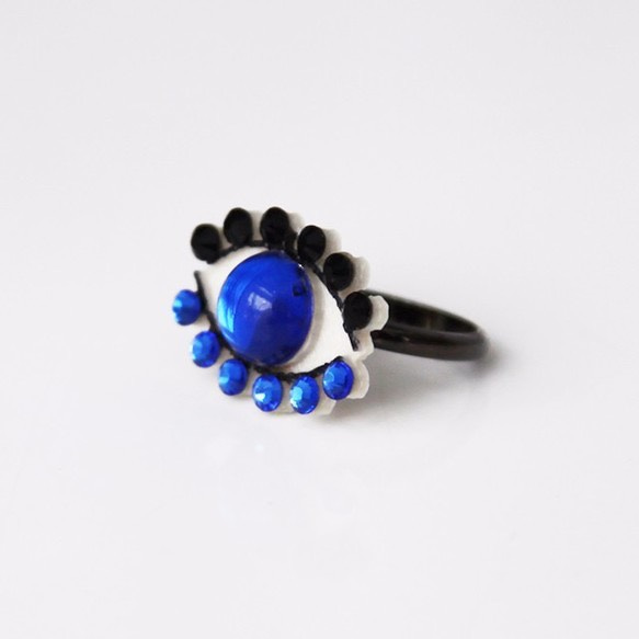 Medama Ring (S)　-blue- 2枚目の画像