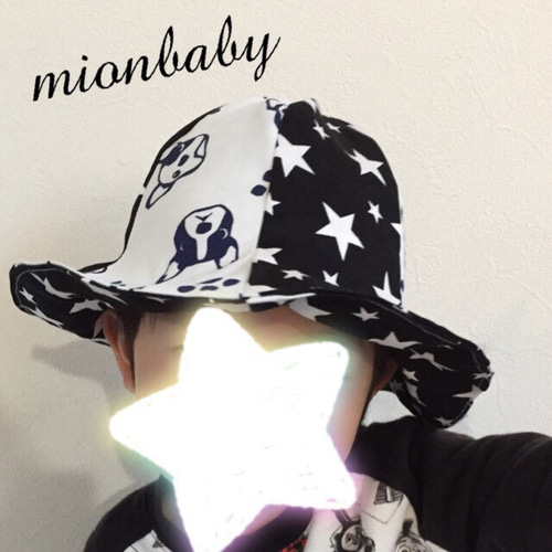 耳付きチューリップハット　オーダー　ハンドメイド うさ耳チューリップハット ベビー帽子 キッズ帽子 コットン帽子