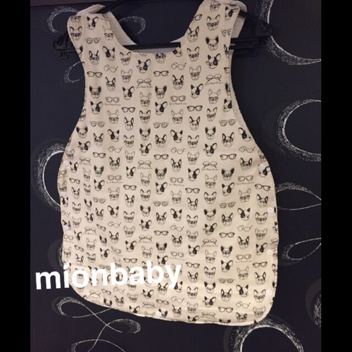 スリーパー フレンチブルドッグ柄 ロンパース mionbaby 通販 4601485