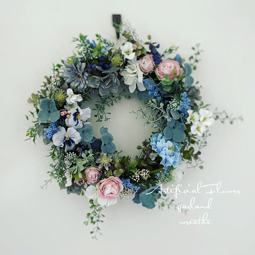 リース アーティフィシャルフラワー リース Garland 通販