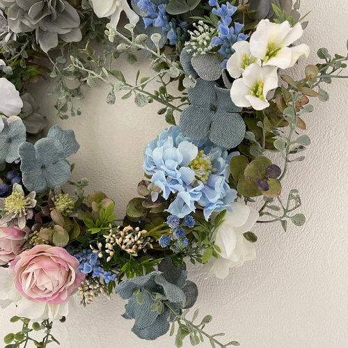 リース アーティフィシャルフラワー リース Garland 通販
