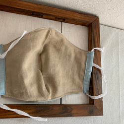ミナペルホネン　マスク　とろみガーゼ　大きめサイズ 5枚目の画像