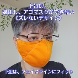 花粉症対策『お顔すっぽりマスク』【byAngelus】立体マスク 5枚目の画像