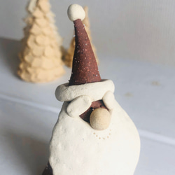 Creema限定　❄︎ サンタクロース ❄︎ 陶のクリスマス 5枚目の画像