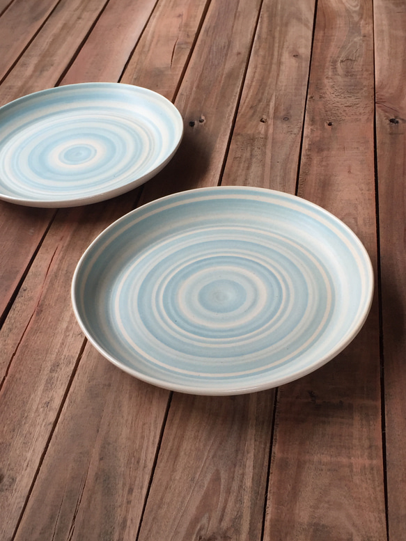 line dish  -blue- （2） 5枚目の画像