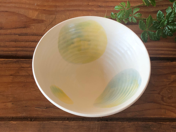 『dot bowl』  spring green 2枚目の画像