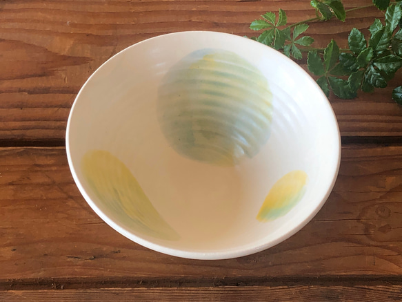 『dot bowl』  spring green 3枚目の画像