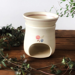 『flower aroma pot 』  red & blue 1枚目の画像