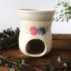 『flower aroma pot 』  red & blue 1枚目の画像