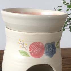 『flower aroma pot 』  red & blue 3枚目の画像