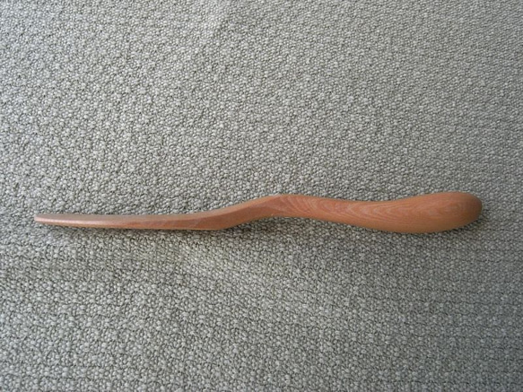 無垢の木のバターナイフ(桜・榊・梅・椿) 2枚目の画像