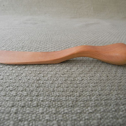 無垢の木のバターナイフ(ショートタイプ) 2枚目の画像