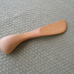 無垢の木のバターナイフ(ショートタイプ) 3枚目の画像