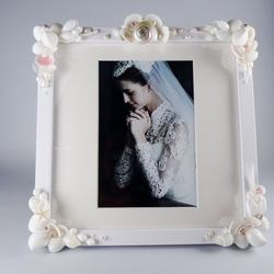 【SOLD OUT】Wedding shell photo frame 2枚目の画像