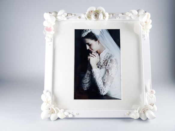 【SOLD OUT】Wedding shell photo frame 3枚目の画像