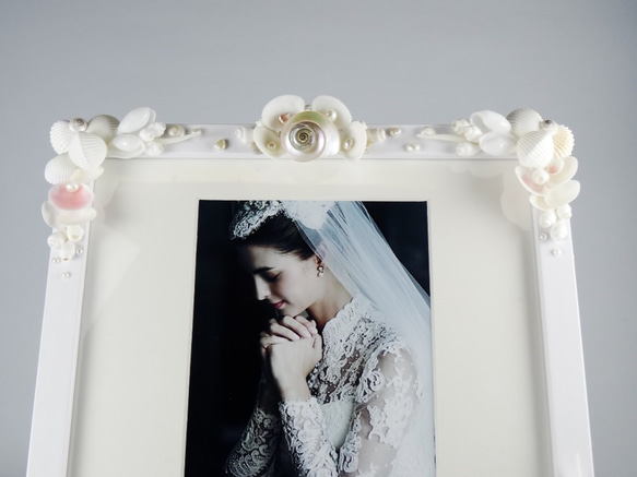 【SOLD OUT】Wedding shell photo frame 4枚目の画像