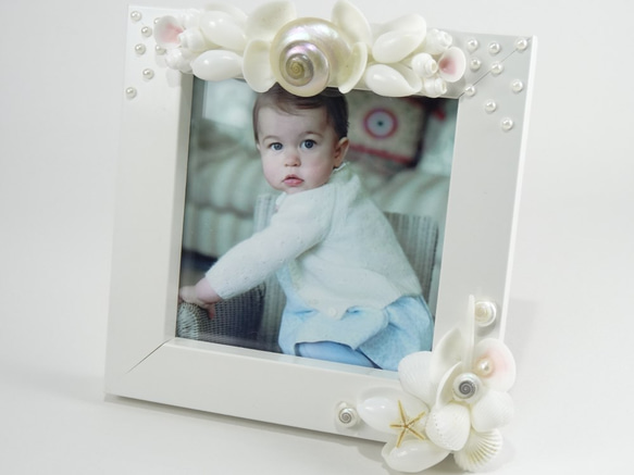 baby shell photo frame ♪♡ 3枚目の画像