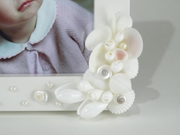 baby shell photo frame ♪♡ 6枚目の画像