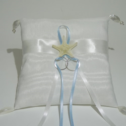 Summer wedding ceremony Ring pillow  Starfish＆Garlic mouse 7枚目の画像