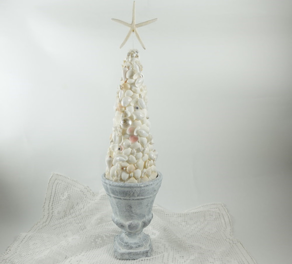 Christmas tree shell pot　(L) 5枚目の画像
