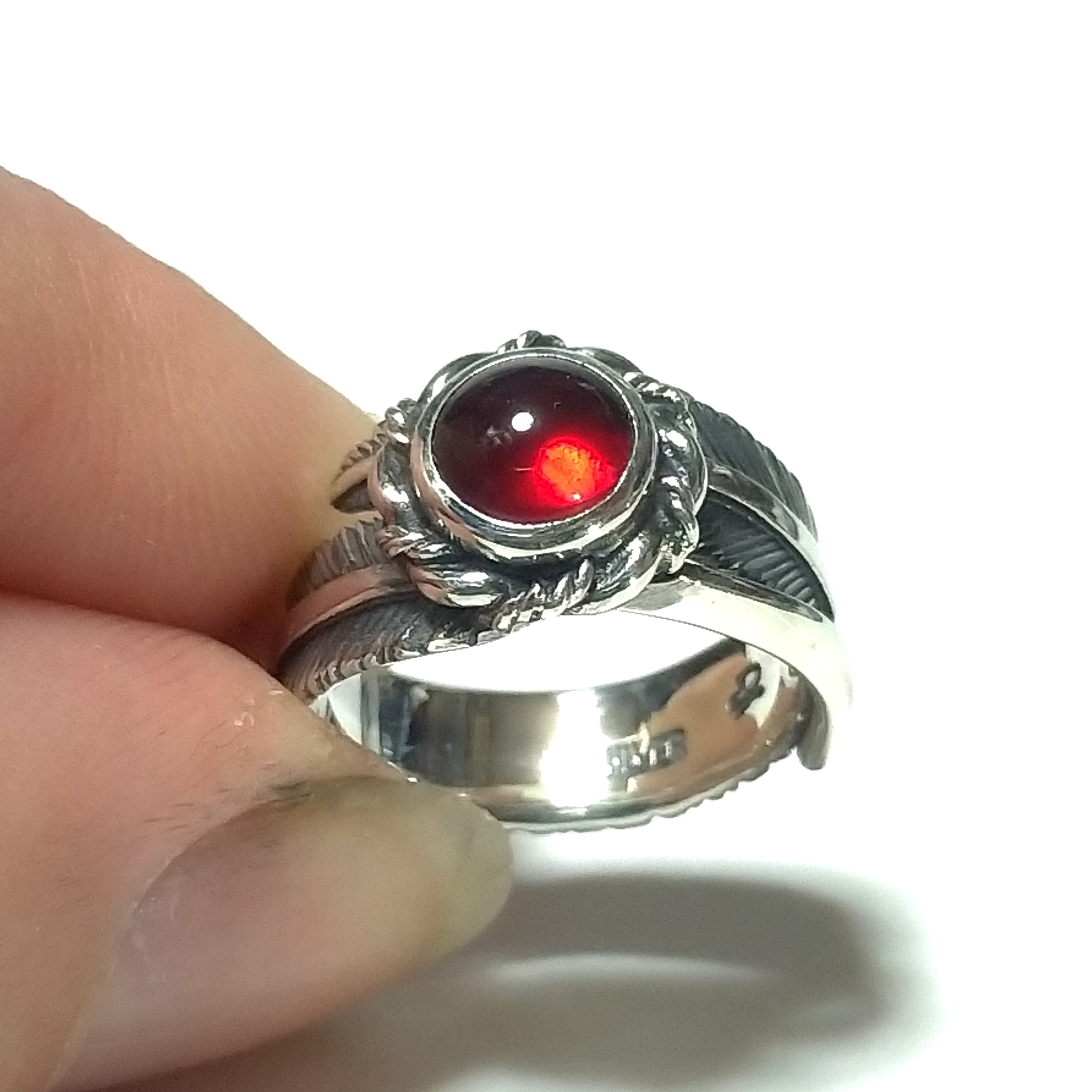 気まぐれ制作/フェザーリングカスタム「赤いガラス」7号