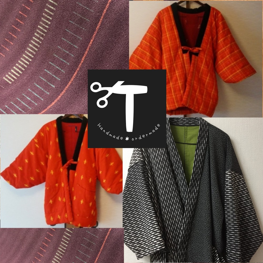 半纏 オーダーメイド 大人 仕立て ＊tibolabo＊ 着物 tibolabo 通販 