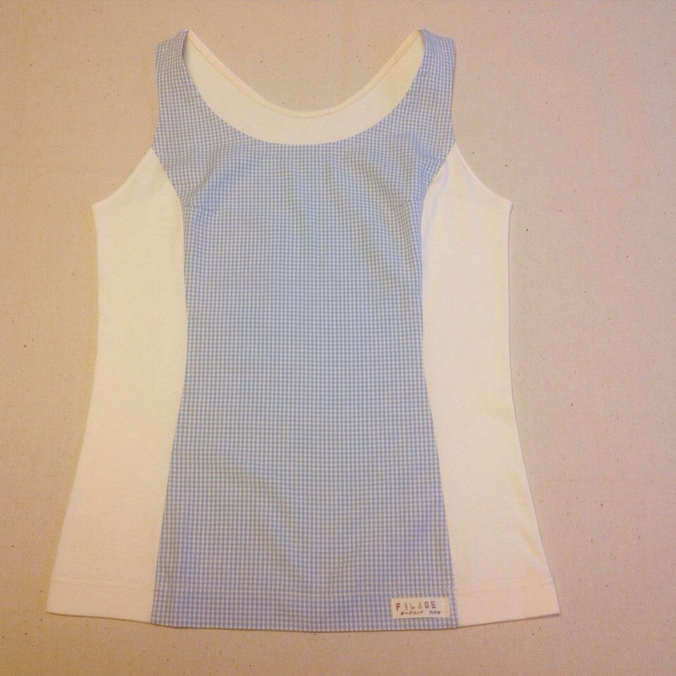 オーガニックコットンの2wayキャミソール