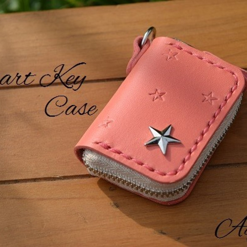 naomi 様オーダースマートキーケース 星のスタッズ＆刻印 その他ケース  
