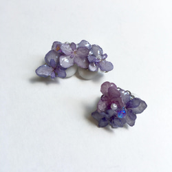 Petit Hydrangea Earcuff 第3張的照片