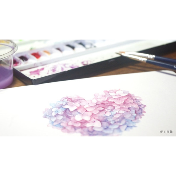 恋する紫陽花のスマホケース 3枚目の画像