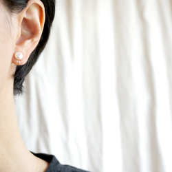 Pearl earrings/ear clips 淡水パール イヤリング/イヤークリップ 14kgf 3枚目の画像