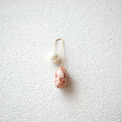 Stone pierce (WHITE/ORANGE) 4枚目の画像