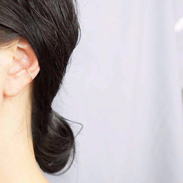 sv925 simple ear cuff イヤーカフ 5枚目の画像