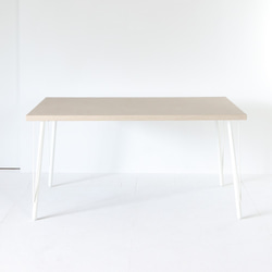 モールテックス　アウトドア用テーブル モールテックス ダイニング テーブル White Ash-BM02 （鉄脚