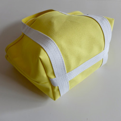 tote bag XS size レモン（ハリのある帆布） 3枚目の画像