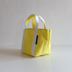 tote bag XS size レモン（ハリのある帆布） 2枚目の画像