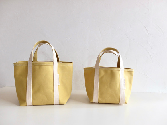 tote bag XS size ムギ(ハリのある帆布) 7枚目の画像