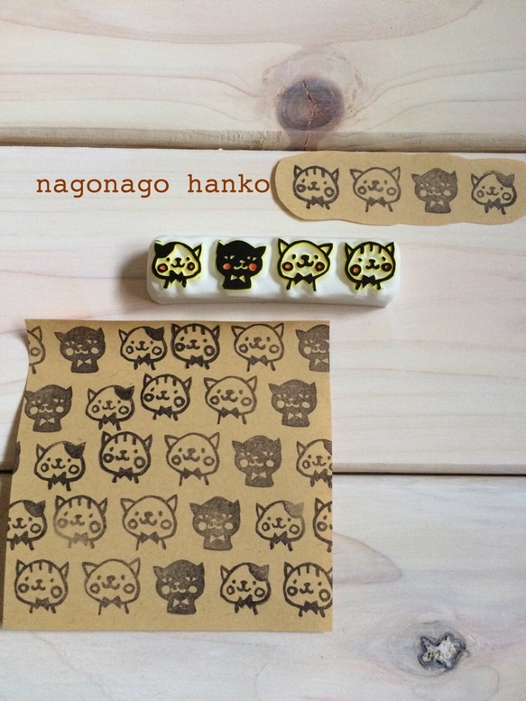 ニャンだらけ！！消しゴムはんこ はんこ・スタンプ なごなご 通販