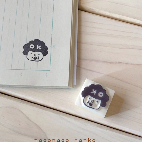 お母さん連絡はんこシリーズ OK消しゴムはんこ はんこ・スタンプ なご