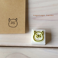 ねこちゃんとフラワー 消しゴムはんこ はんこ・スタンプ なごなご 通販