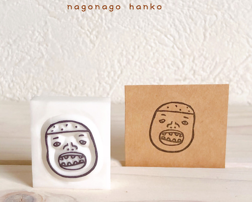 むーさん♡ 消しゴムはんこ 3センチ消しゴムはんこ『似顔絵はんこ』 - KUMAMITU1310'S