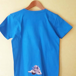 【ラスト１】イチゴクリームねこちゃんのハート型Tシャツ　Bon Appétit !（召し上がれ♪） 3枚目の画像