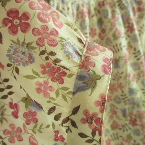 11リバティ　エデナム使用Lサイズブラウス　ハンドメイド Lサイズ】Anniversary Edenham Liberty Print Half Sleeve Blouse