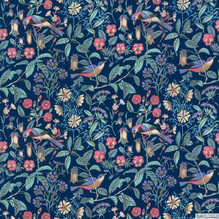 リバティプリント（ホビーラホビーレオリジナル）2021MS ケイツビー　ヨークブラウスSＭL