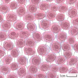 リバティ  ホビーラホビーレオリジナルザンシーサンビーム　ピンク系ヨークブラウスSML