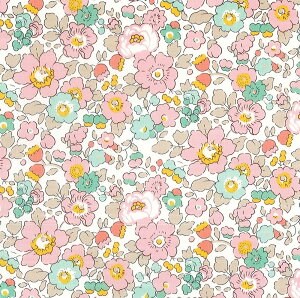 リバティ　Betsy(ベッツィー）ペールカラー系　　ヨークブラウスSML