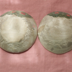 ※M様専用画面　粉引き赤ずきんちゃんのミニボウル2個とカラフルお花のお茶碗2個 3枚目の画像