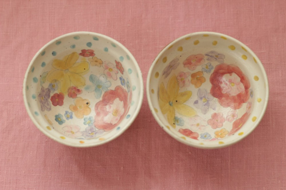 * M-sama 的獨家屏幕 2 小碗小紅帽粉和 2 碗七彩花朵 第6張的照片